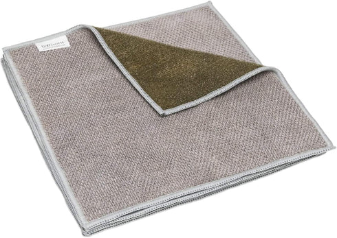 Microfiber Dish Cloths | Scrubs & Cleans Dishes, Sinks, Counters | 4 Pack (Size 10" x 10")
