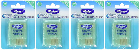Wisdom Wood-Count, Pack 4, 400-Count Fresh Effect Dental