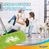 KEEPOW XL Dry Sweeping/Wet Mopping Cloths for Swiffer XL Sweeper, Reusable & Washable Microfiber Mop Pad Refills, 6 Pack