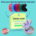 FRESH KNIGHT Retainer Case, 2 Pack with Vent Holes for Denture, Mouth Guard, Aligner, Sky Blue