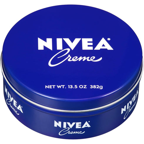 NIVEA Creme Body, Face and Hand Moisturizing Cream, Rich Body Moisturizer with Provitamin B5, 13.5 Oz Tin