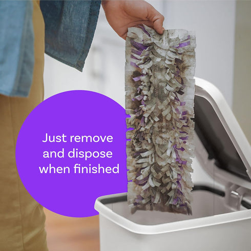 Swiffer PowerMop Multi-Surface Refill Pack for Floor Cleaning - Includes 5 Mopping Pad Refills and 1 Lavender Scent