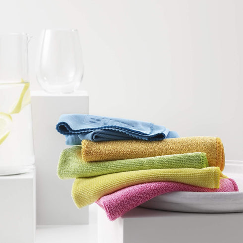 Pack, 300 5 Set E-Cloth Starter Premium Microfiber Cleaning Cloths, Great Household Cleaning Tools for Bathroom