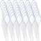 500 Pcs Clear Mini Spoons for Desserts, Small Plastic Tasting Spoon, Tiny Disposable Spoons for Sample, 3.7 x 0.8 Inch