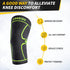 CAMBIVO 2 Pack Knee Brace, Compression Sleeve for Men and Women, Support for Running Hiking Sports