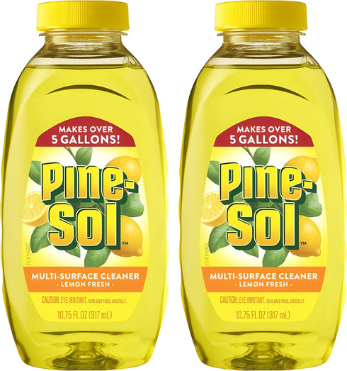 Pine-Sol Multi Surface Cleaner, 2 Pack, Concentrated Multi Purpose Cleaner and Degreaser for