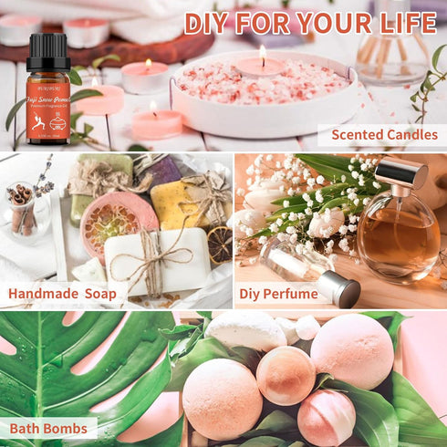 BURIBURI Fuji Snow Pomelo Hotel Scent Essential Oil, Lifestyle Hotel Collection Fragrance
