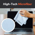 Microfiber Cloth 8-Pack, 12" x 12", Washable and Durable Cleaning Cloths for Glasses, Lenses, Electronics