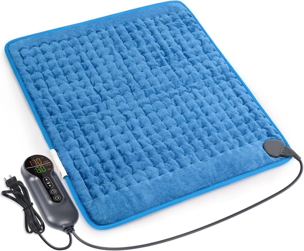 Jubeoyey Heating Pad - Electric Heating Pad for Back Pain and Cramps Relief,