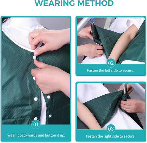 Vest Restraint Suit for Bed or Wheelchair, Straps Chest Vest Constraint Band for Elderly Manic Patient Care, Constrain