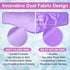 Reusable Neck Ice Pack Wrap for Pain Relief, Cold Compress Therapy for Shoulders, Injuries, and Swelling, Purple
