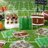 Resholder 30 3 8 8 3.15 Inch Pcs Football Clear PVC Gift Bags Bulk Styles Rugby Themed Snack Goodie Bags with Handle