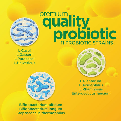 Daily Probiotic for Men & Women, 10 Billion CFU, 30 Capsules, Non-GMO, Gluten Free, Reduces Bloating, Boosts Immune