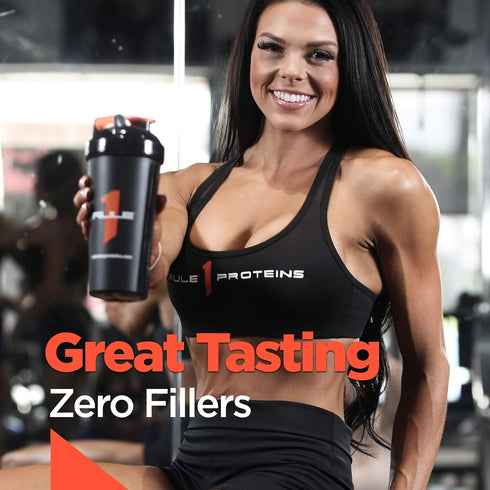 Rule 1 R1 Protein, Lightly Salted Caramel, 1.98 lbs Powder, 25g Whey Isolate & Hydrolysate, 30 Servings