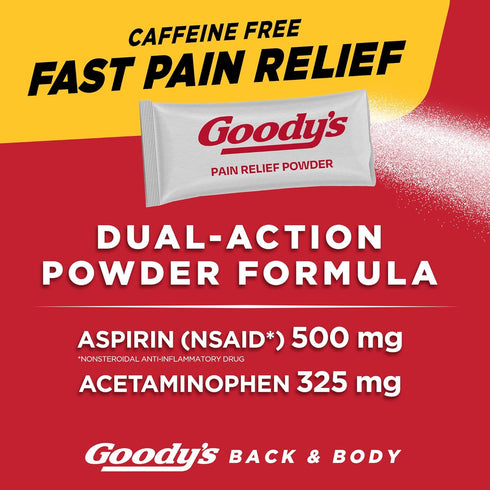 Goody's 24 ct Back and Body Pain Relief Powder (Pack of 1)