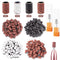 Rolybag Sanding Bands for Nail Drill, Portable Nail Strap Set, 240 Pieces Coarse Fine Grit Efile Sand Set