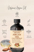 Pure Moroccan Organic Argan Oil - Anti-Aging Face Oil, Argan Oil for Hair Care, Massage, 4 Fl Oz