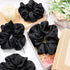 Oversized Satin Hair Scrunchies - 6 Pieces 7.2 Inch Elastic Silk Hair Bands, Large Ponytail Holders for Women