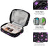 Travel Pill Organizer Bag Weekly Pill Organizer Case Moon Sun Stars Portable Small Daily Pill Boxes for Vitamin Fish