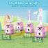 QDCYP 360 6 4 (6-12 Kids U Shaped Electric Toothbrush, Automatic Sonic Cleaning, Modes, Brush Heads, Cute Cartoon Koala