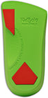 KidSole 3/4 Length Neon Shield Arch Support Insole - For Kids with Foot Pronation, Flat Feet, Big Kids Size US 4-7.5