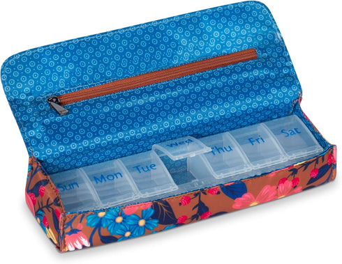 XL Travel Medication Case - Lug Choo Choo Pill Organizer in Black