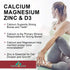 Extra Strength 4-in-1 Calcium + Magnesium + D3 + Zinc Supplement, 120 SoftGels, 60 Day Supply