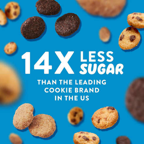 Pack 6.75oz 3-Pack HighKey Cookies Variety - Low Carb No Added Sugar Chocolate Chip Cookie, Snickerdoodle, Brownie