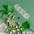 HINTRMENT 28-Compartment Portable Weekly Pill Organizer Small Medicine Storage Container with Sealing Lid, Large