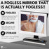 ToiletTree Products Fogless Shower Mirror with Squeegee, Adjustable Anti-Fog Bathroom Mirror