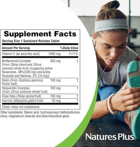Sustained Release Super C Complex - 60 Tablets, NaturesPlus