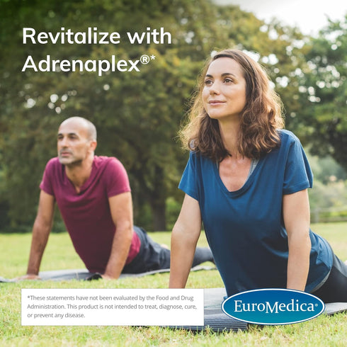 Euromedica Adrenaplex - 60 Capsules for Healthy Adrenal Gland Function & Balanced Mood - 30 Servings