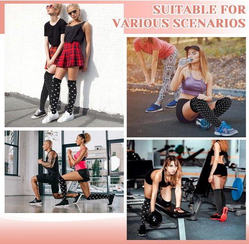 Shyyween Thigh High Compression Socks for Women - Ideal Gift for Nurses