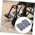 2pcs Set Universal Wheelchair Footplates Heavy Duty Sturdy Pedal Footrest Replacement for Elderly Mobility and Daily