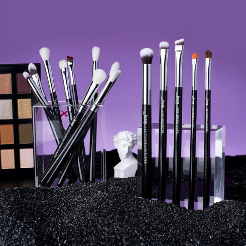 Jessup Eye Makeup Brushes Set, Professional 15pcs with Eyeshadow Blending and Eyeliner Brushes