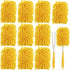 THNIOI 12 Set 2 Pcs Chenille Dust Mop Replacement Pads with Handles, Washable Reusable Mop Cloths, Microfiber Cleaning