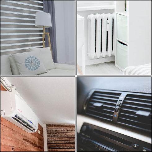 2 Pieces Microfiber Blind Duster Brushes with 6 Sleeves, Window Blind Cleaner Tools for Shutters and Vents