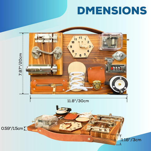 TrenHivSto Fidget Boards for Adults with Dementia Gadgets Toys for Alzheimers Patients-Fidget Toys for Dementia