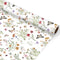 JarThenaAMCS Wildflower Wrapping Paper Mini Roll, 17 Inch x 32.8Ft Watercolor Floral Gift Wrap for DIY Craft
