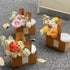 ZSAZSO 5PCS Packaging Flower Boxes Thick Hand Gifts Arrangement Gift Bouquet Floral Materials Box For Wrapping(Red)
