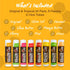 Nature's Bees Lip Balm, Bulk Lip Care Pack for Dry, Cracked Lips, Made in the USA, 0.15 oz Each, 8 Flavors, 24 Pack