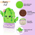Cactus Microwavable Unscented Heating Pad for Women and Kids, Cute Soft Cozy Plushie Food Toy