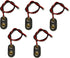 (Pack of 5) I-Type 9V Battery Connector, 9 Volt Battery Clip Connector with Wire and Hard Buckle Plastic Housing
