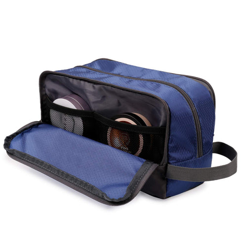 Toiletry Bag for Men, Hanging Dopp Kit, Water Resistant Shaving Bag for Traveling (Royal Blue)