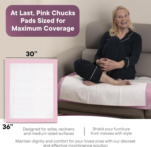 ZenComfort 2XL 30 36 30pcs Thick x Bed Pads Disposable Adult Premium Underpads Chucks Pads for Incontinence