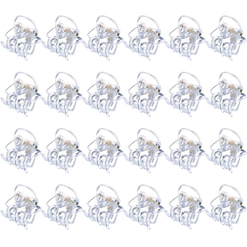 Hotop Hair Clip, 24 Pcs Small Mini Hair Claw Clips for Girls and Women, Non-Slip Plastic Tiny Jaw Clips