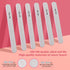MORGLES Nail Files and Buffers Kit, 6 Pcs 100/180 Grit Files, Rectangular Buffer Blocks and 2 Brushes