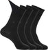 Diabetic Dress Socks Comfortable Soft Non-Constricting for Men Women - Ease Circulation Neuropathy Maternity (Black 4