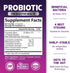 Probiotics, 60 Billion CFU per Serving, Probiotic with Prebiotics for Digestive & Immune Health Support for Women & Men - Nature's Supplement is Shelf Stable, Soy, Dairy & Gluten Free - 120 Capsules