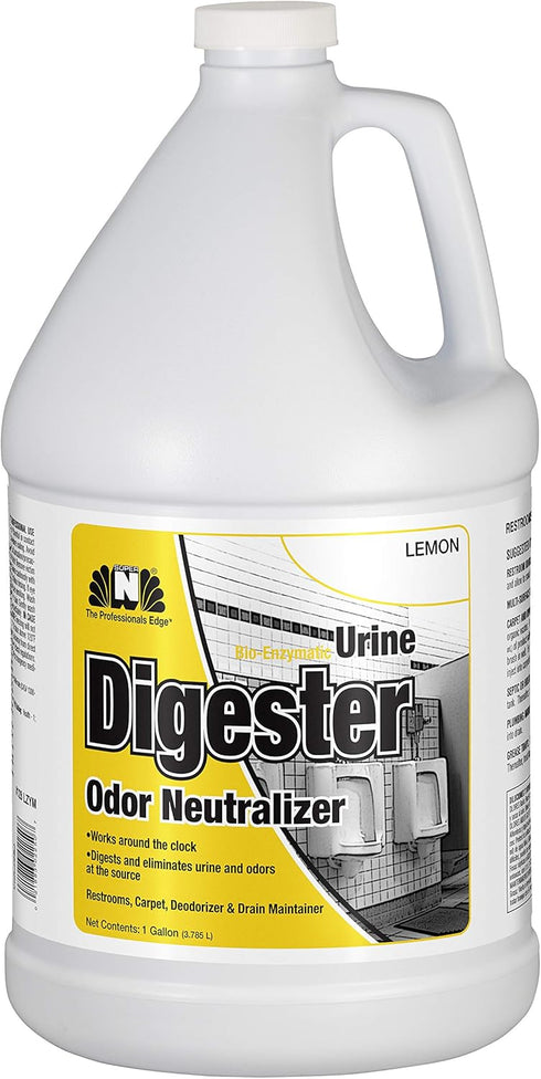 Urine Digester with Odor Neutralizer, Lemon, Gallon, 4/cs